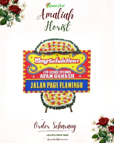 Bunga Papan Congratulation di Kemang Agung
